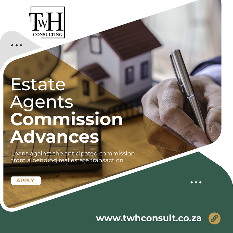 Estate Agents Commission Advances and Loans Vereeniging