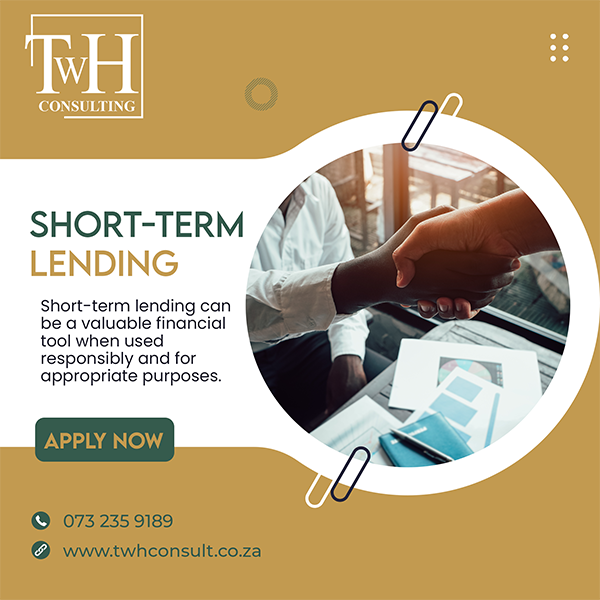 Short Term Lending  in Nelspruit